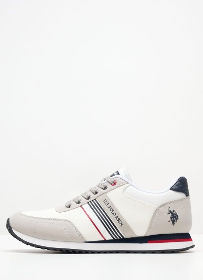 Ανδρικά Παπούτσια Casual Xirio001b Άσπρο ECOleather U.S. Polo Assn.