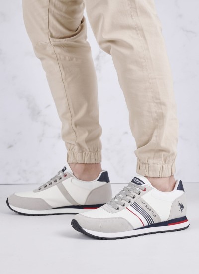 Ανδρικά Παπούτσια Casual Xirio001b Άσπρο ECOleather U.S. Polo Assn.