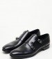 Men Moccasins V4966.GLM Black Leather Boss shoes