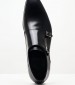 Men Moccasins V4966.GLM Black Leather Boss shoes