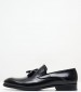 Men Moccasins X5429.GLM Black Leather Boss shoes