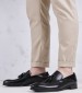 Men Moccasins X5429.GLM Black Leather Boss shoes