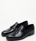 Men Moccasins X5429.GLM Black Leather Boss shoes