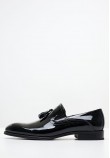 Men Moccasins V5429.Pat Black Patent Leather Boss shoes