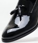 Ανδρικά Μοκασίνια V5429.Pat Μαύρο Δέρμα Λουστρίνι Boss shoes