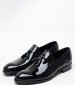 Men Moccasins V5429.Pat Black Patent Leather Boss shoes