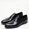 Ανδρικά Παπούτσια Δετά V5974.FLO Μαύρο Δέρμα Boss shoes Ανδρικά Παπούτσια Δετά V5974.FLO Μαύρο Δέρμα Boss shoes