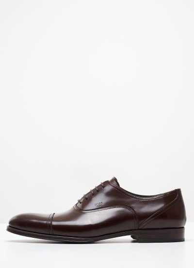 Men Shoes V5974.FLO Brown Leather Boss shoes