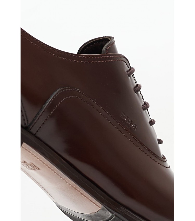 Men Shoes V5974.FLO Brown Leather Boss shoes