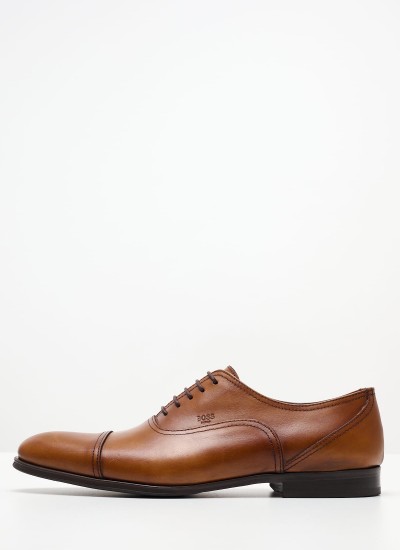 Ανδρικά Παπούτσια Δετά V5974 Ταμπά Δέρμα Boss shoes