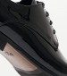 Ανδρικά Παπούτσια Δετά V6383.Pat Μαύρο Δέρμα Λουστρίνι Boss shoes
