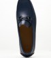 Men Moccasins V6884 Blue Leather Boss shoes
