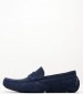 Men Moccasins V6890.Sue Blue Buckskin Boss shoes