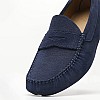 Ανδρικά Μοκασίνια V6890.Sue Μπλε Δέρμα Καστόρι Boss shoes Ανδρικά Μοκασίνια V6890.Sue Μπλε Δέρμα Καστόρι Boss shoes