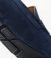Ανδρικά Μοκασίνια V6890.Sue Μπλε Δέρμα Καστόρι Boss shoes