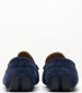 Men Moccasins V6890.Sue Blue Buckskin Boss shoes