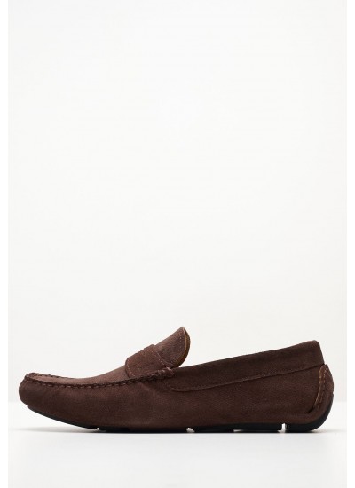 Men Moccasins V6890.Sue Brown Buckskin Boss shoes