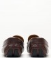 Men Moccasins V6890 Brown Leather Boss shoes