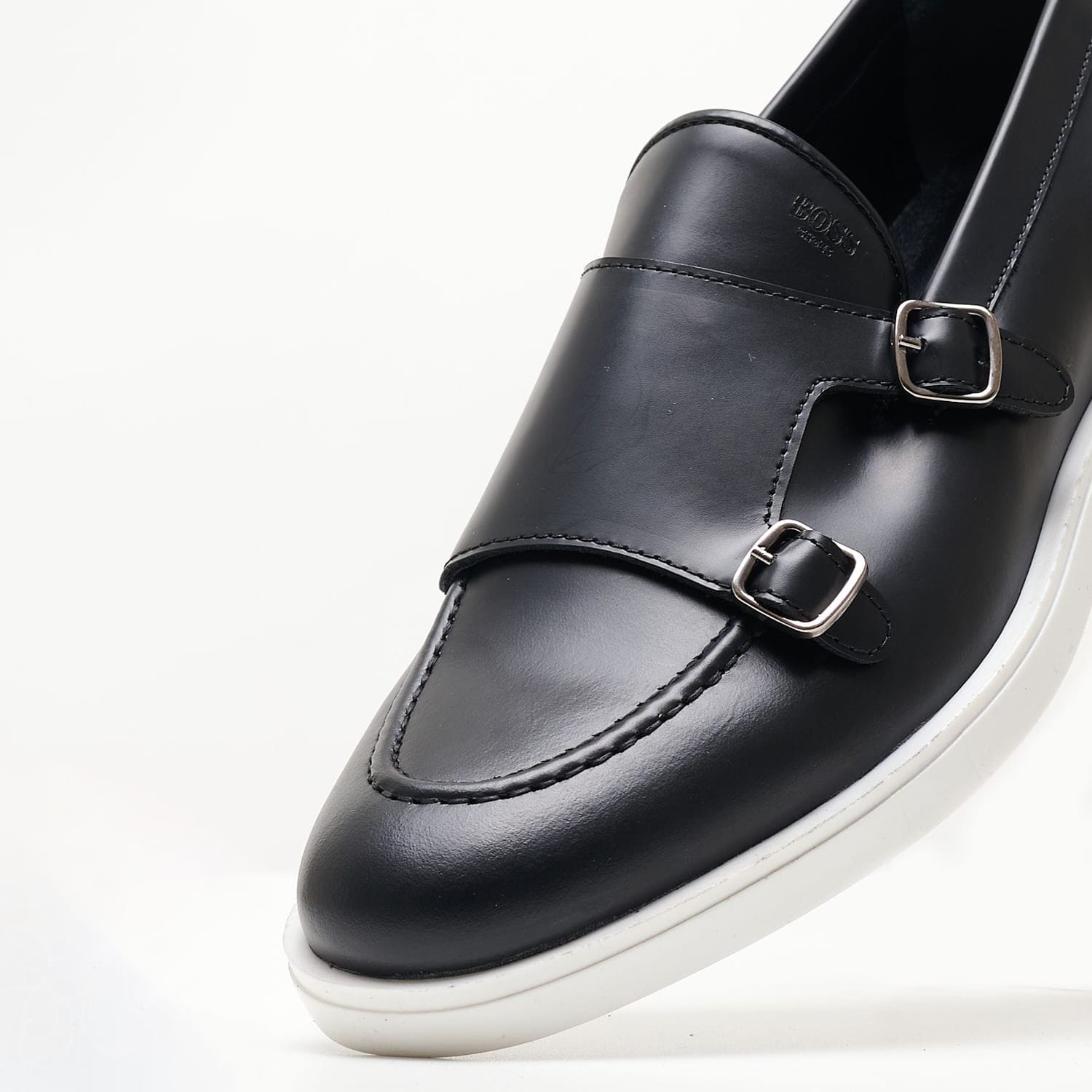 Ανδρικά Μοκασίνια V7160 Μαύρο Δέρμα Boss shoes