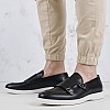 Ανδρικά Μοκασίνια V7160 Μαύρο Δέρμα Boss shoes Ανδρικά Μοκασίνια V7160 Μαύρο Δέρμα Boss shoes