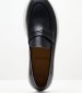 Men Moccasins V7169 Black Leather Boss shoes