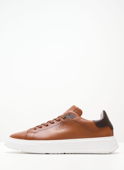Ανδρικά Παπούτσια Casual VU321.C Ταμπά Δέρμα Boss shoes
