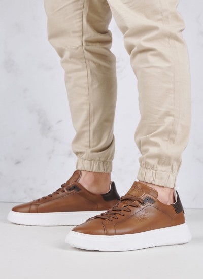 Ανδρικά Παπούτσια Casual VU321.C Ταμπά Δέρμα Boss shoes