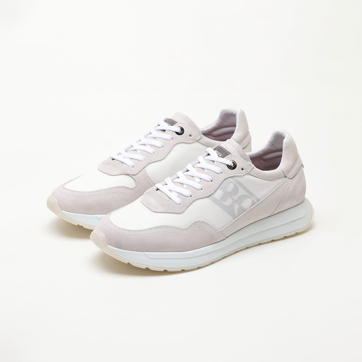 Ανδρικά Παπούτσια Casual VX165 Άσπρο Δέρμα Καστόρι Boss shoes Ανδρικά Παπούτσια Casual VX165 Άσπρο Δέρμα Καστόρι Boss shoes