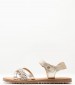 Kids Flip Flops & Sandals Betty Gold Leather Kickers