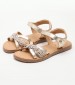 Kids Flip Flops & Sandals Betty Gold Leather Kickers