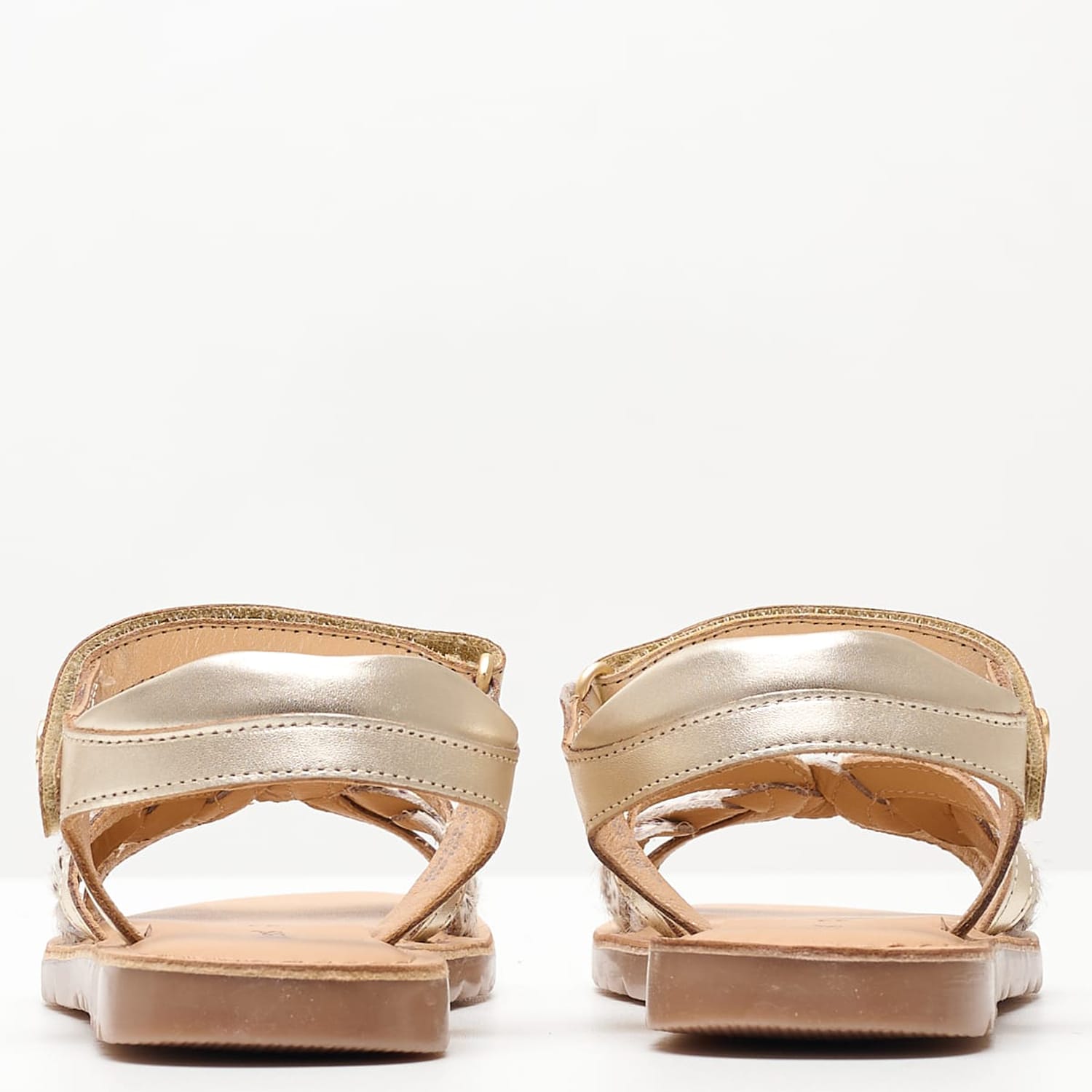 Kids Flip Flops & Sandals Betty Gold Leather Kickers Kids Flip Flops & Sandals Betty Gold Leather Kickers