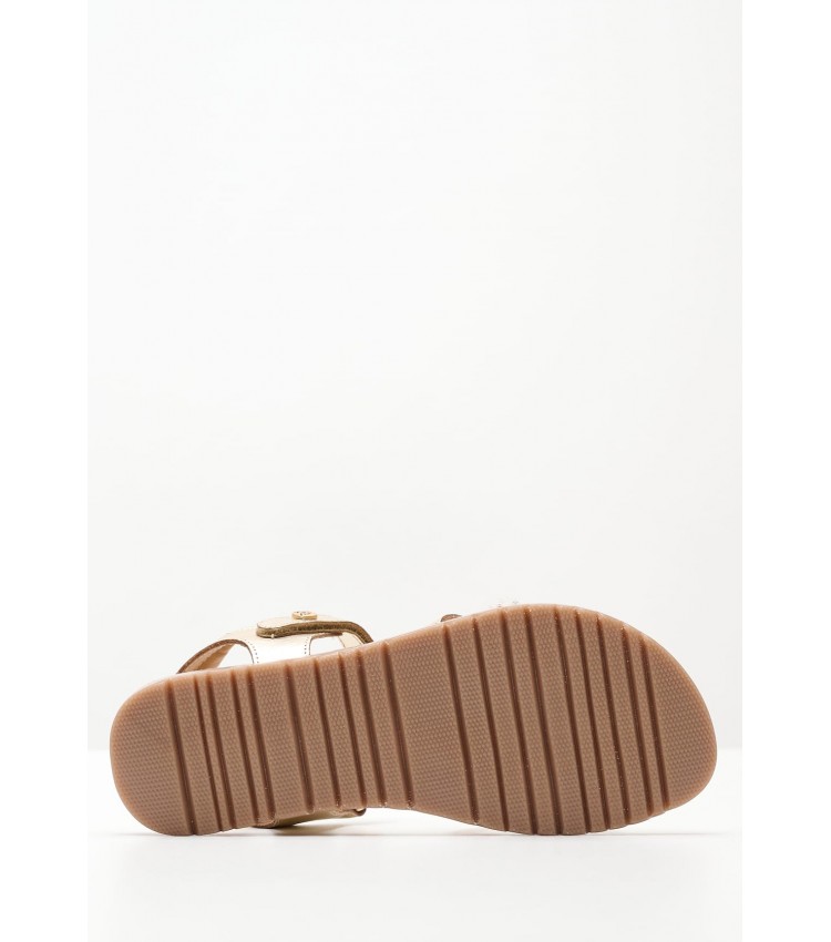 Kids Flip Flops & Sandals Betty Gold Leather Kickers