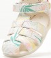 Kids Flip Flops & Sandals Bigflo.2 White Leather Kickers