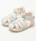 Kids Flip Flops & Sandals Bigflo.2 White Leather Kickers