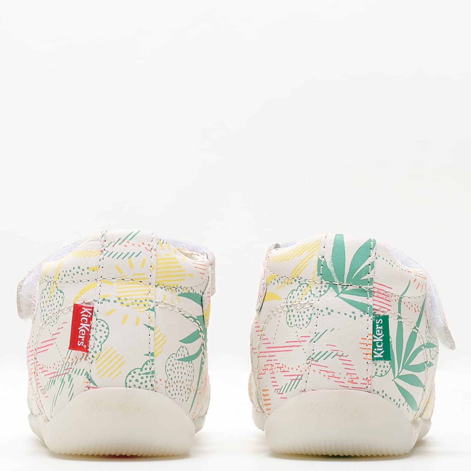 Kids Flip Flops & Sandals Bigflo.2 White Leather Kickers Kids Flip Flops & Sandals Bigflo.2 White Leather Kickers
