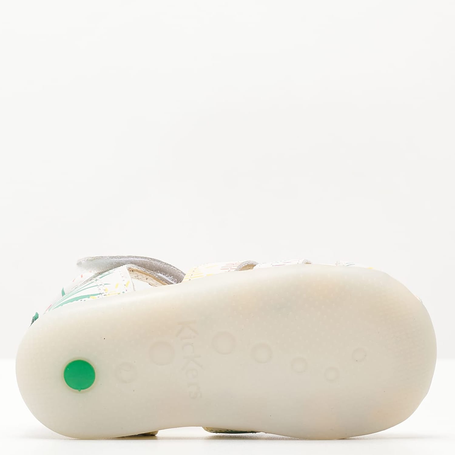 Kids Flip Flops & Sandals Bigflo.2 White Leather Kickers Kids Flip Flops & Sandals Bigflo.2 White Leather Kickers