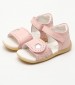 Kids Flip Flops & Sandals Bigkratch Pink Leather Kickers