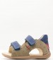Kids Flip Flops & Sandals Boping.2 Blue Nubuck Leather Kickers