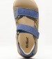 Kids Flip Flops & Sandals Boping.2 Blue Nubuck Leather Kickers