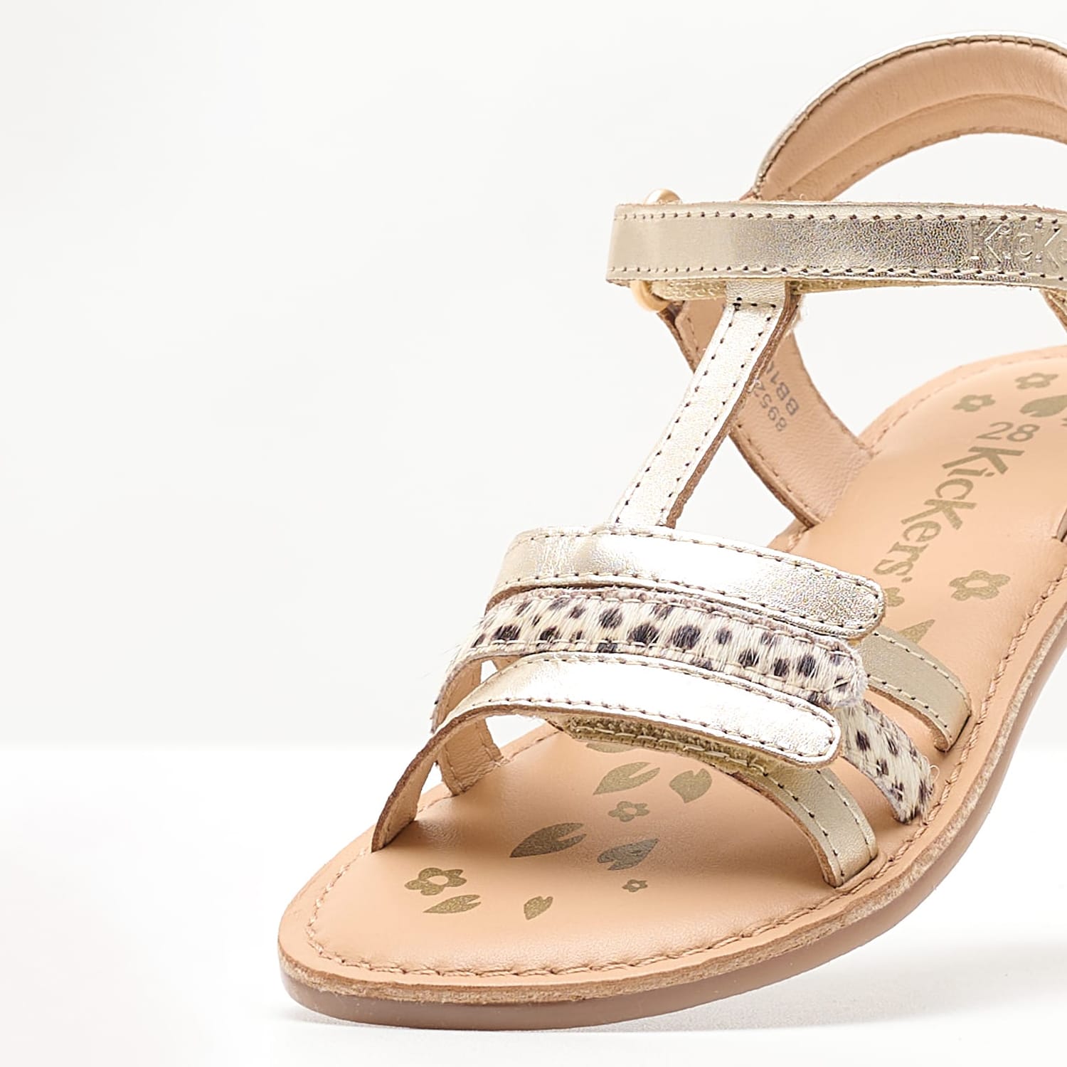 Παιδικές Σαγιονάρες & Πέδιλα Diamanto.2 Χρυσό Δέρμα Kickers