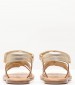 Kids Flip Flops & Sandals Diamanto.2 Gold Leather Kickers