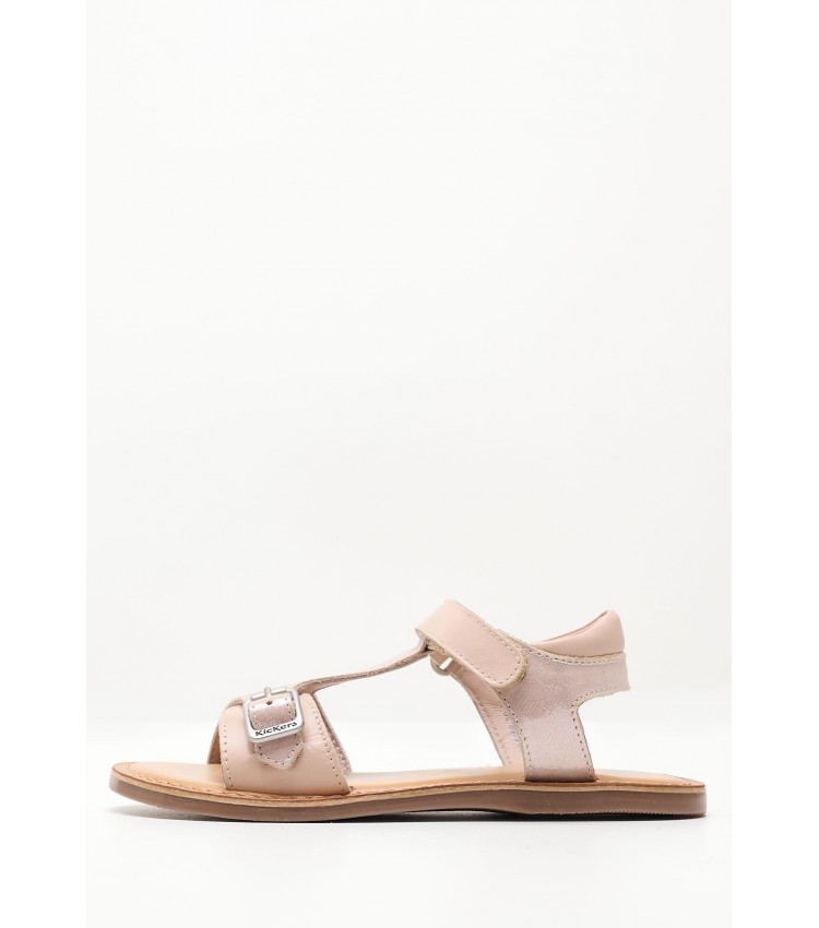 Kids Flip Flops & Sandals Diazz Nude Leather Kickers