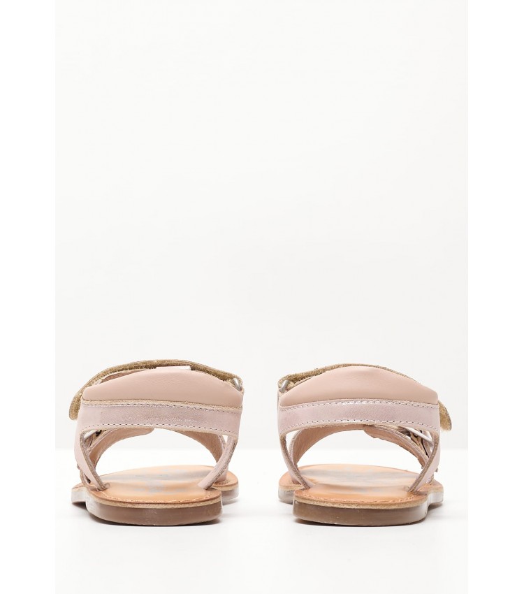 Kids Flip Flops & Sandals Diazz Nude Leather Kickers