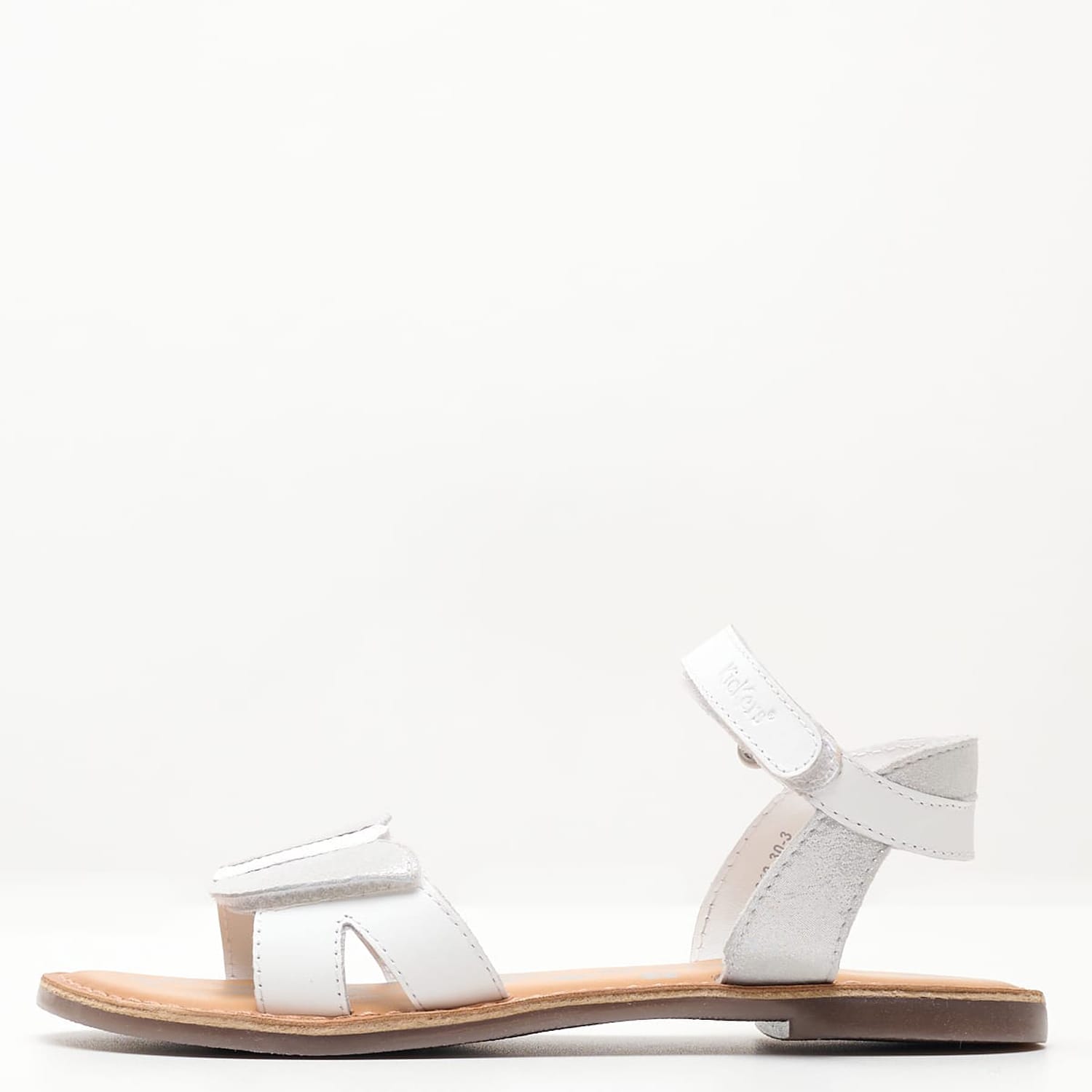 Kids Flip Flops & Sandals Disdana White Leather Kickers