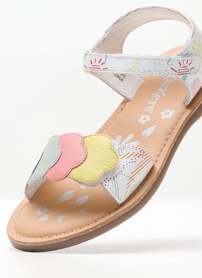 Παιδικές Σαγιονάρες & Πέδιλα Soleima Ροζ ECOleather Geox