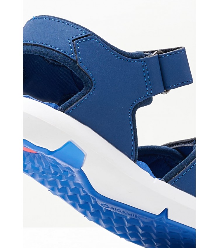 Kids Flip Flops & Sandals Jumangap Blue ECOsuede Kickers