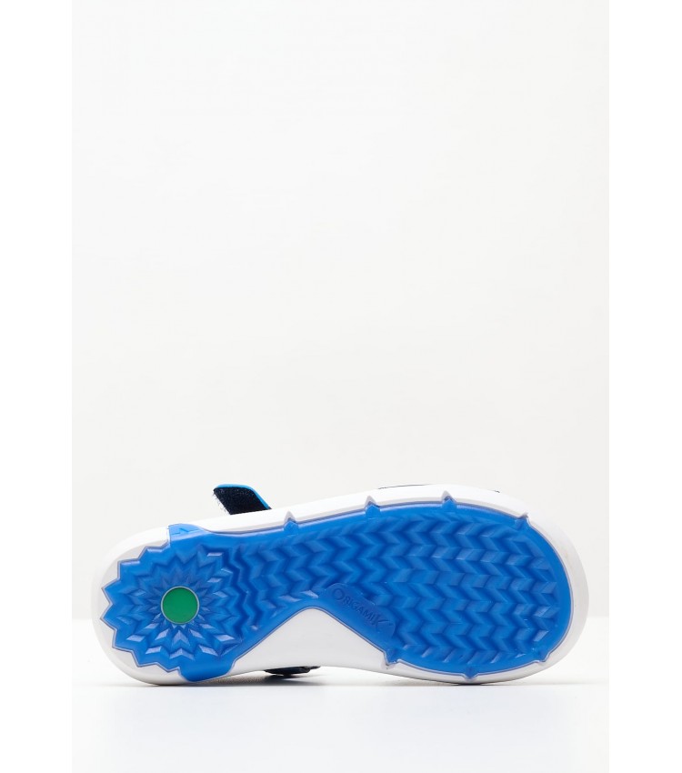 Kids Flip Flops & Sandals Jumangap Blue ECOsuede Kickers