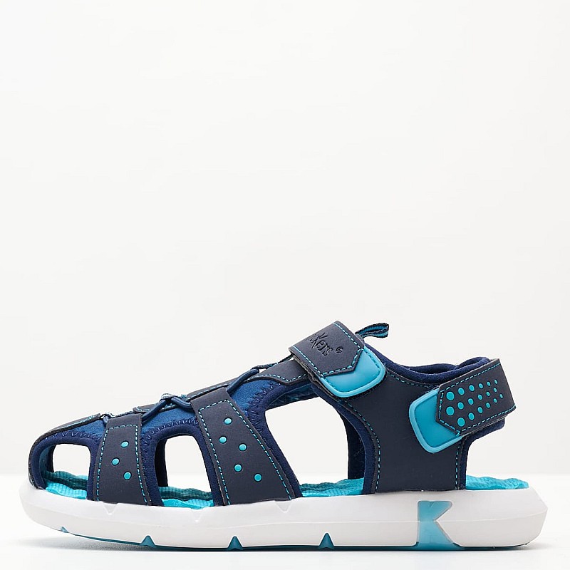 Kids Flip Flops & Sandals Jumange Blue ECOsuede Kickers