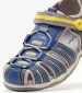 Kids Flip Flops & Sandals Kawa.2 Blue ECOleather Kickers