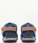 Kids Flip Flops & Sandals Kawa Blue ECOleather Kickers